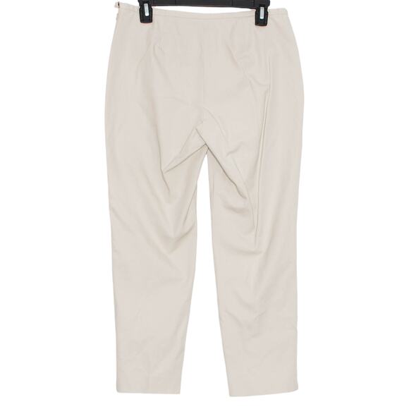 J McLaughlin Pants Cropped Minimalist Classic Preppy Smart Casual Timeless Tan 6 - Picture 5 of 6